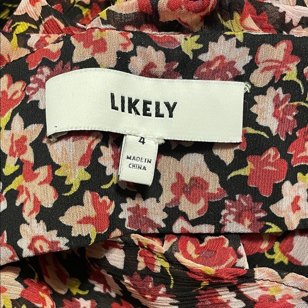 Likely Leanne Floral Chiffon Maxi Dress 4 - Picture 2 of 11